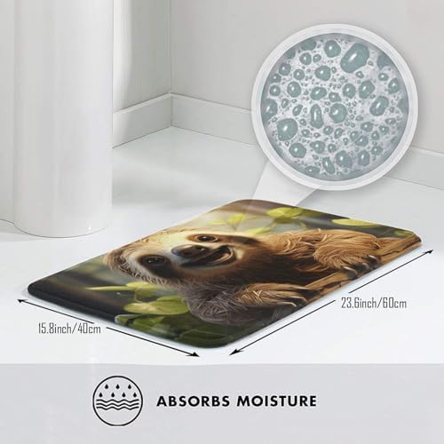 Welcome Home to the Sloth Front Door Mat 236 x 157 in
