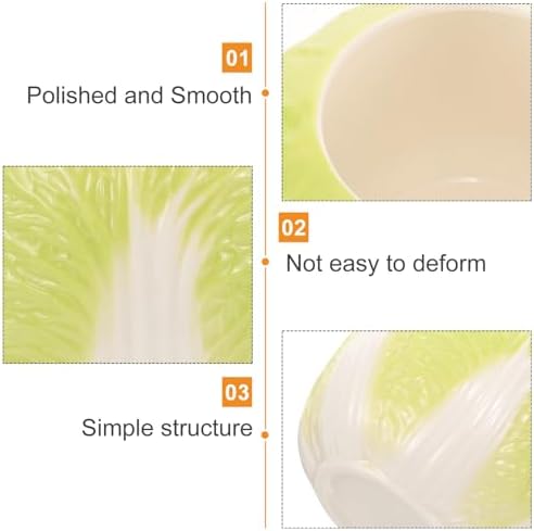Unique Cabbage Shaped Ceramic Candle Holder for Tea Lights Desktop Centerpiecestylish Durable