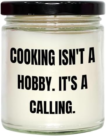 Vanilla Soy Candle with Cooking Quote for Dad