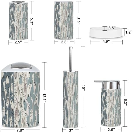 Kids Dinosaur-Themed Bathroom Set