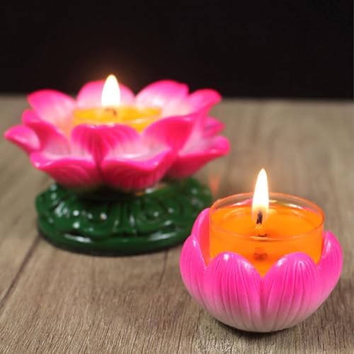 Ghee Lamp Holder Elegant Petroleum Resin Table Centerpiece for Home Events