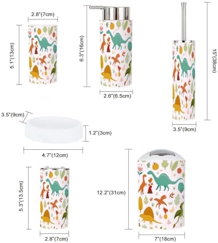 Cozy Boho Style Bathroom Accessory Set