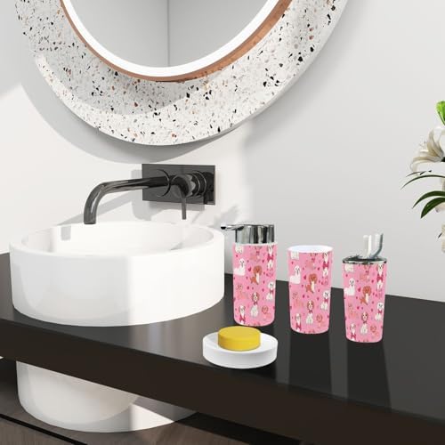 Bathroom 6-Piece Set Boho-Style Organized and Functional