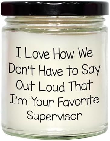 Teachers Day Gift 9oz Soy Candle with Hilarious Manager Quote