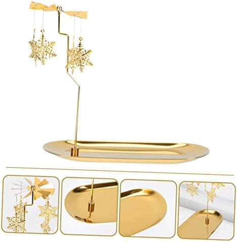 Elegant Gold Christmas Candleholder