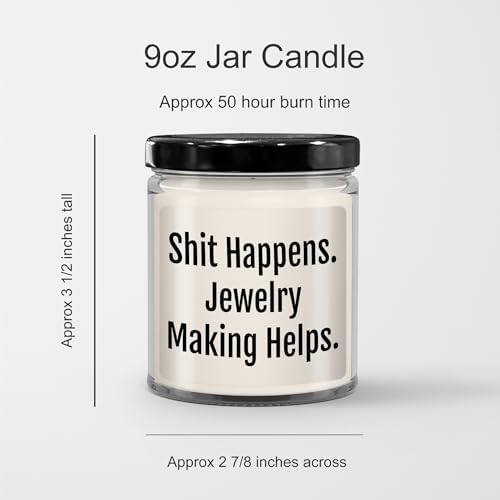 Holiday Gift for Jewelry Enthusiasts 9oz Vanilla Soy Candle