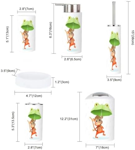 Bath Time Bonanza 6-Piece - Durable Adorable for Happy Mummy Daddy