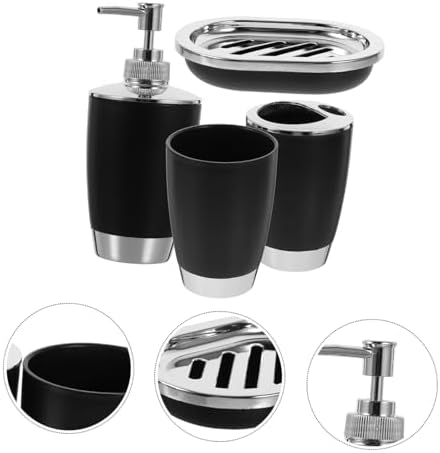 Bathroom Organizing Set with Toothbrush Soap Holder