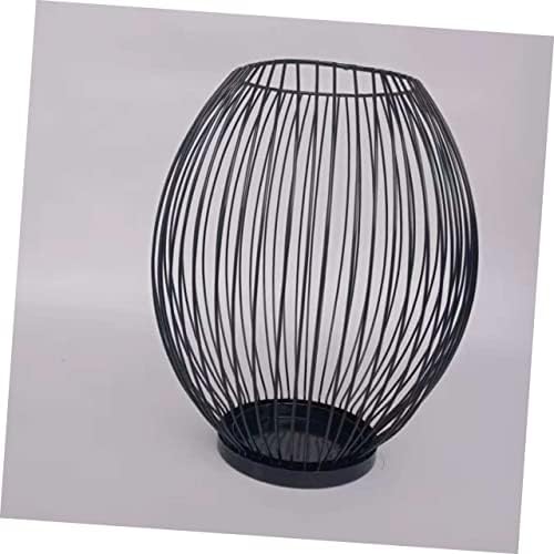 Elegant Wrought Iron Candle Holder for Weddings and Farmhouse Style