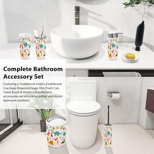 Cozy Boho Style Bathroom Accessory Set