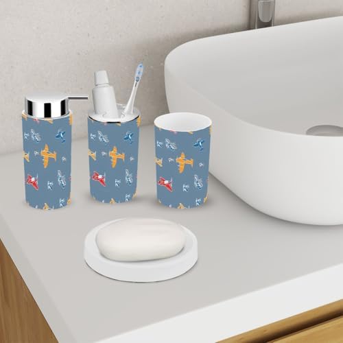 Funny Electric Airplane Toothbrush Set for Home Travel More