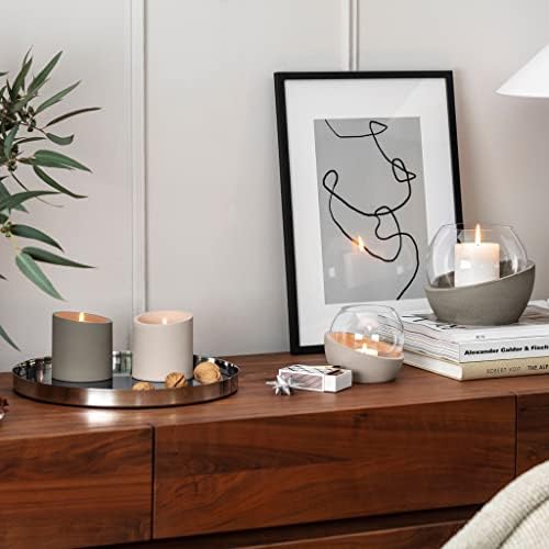 Villeroy Boch Newmoon Scented Candle Beige Energy