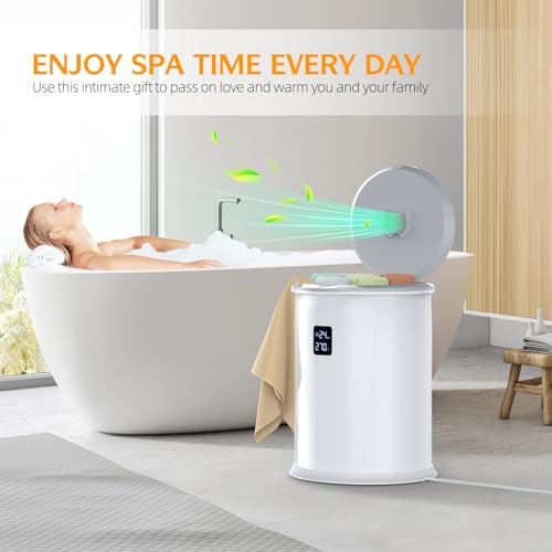 Luxury Bath Towel Warmer with Timer and LED Display