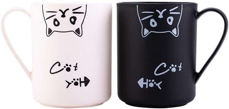 Cartoon Cat Toothbrush Holder Set