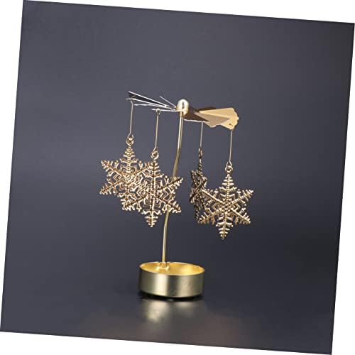 LIFKICH Snowflake Windmill Candleholder