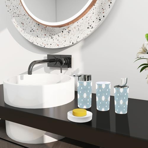 Bathroom Accessories Set 6-Piece Boho Summer