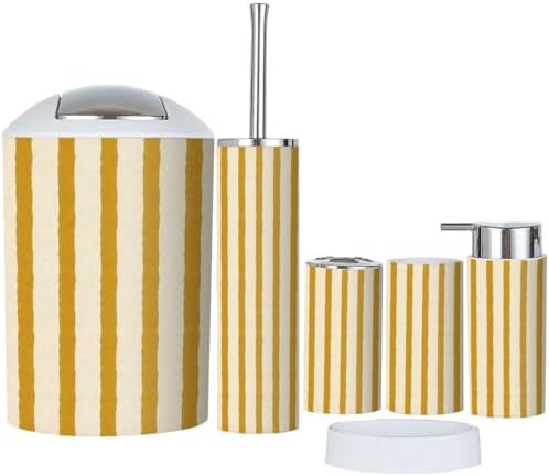 6 Piece Gender Neutral Bathroom Accessory Set