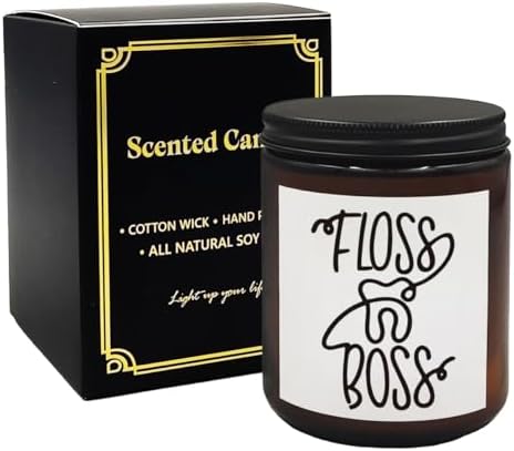 Mancengzi Scented Soy Wax Jar Candles