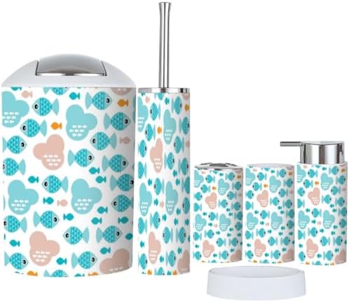 Seamless Fish Ocean 6 Piece