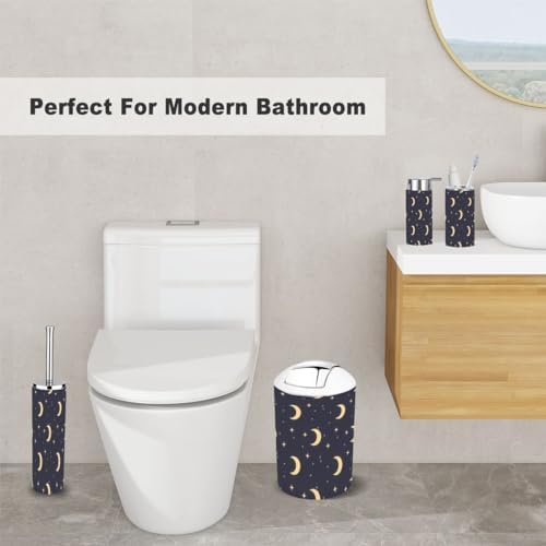 Elegant 6-Piece Bathroom Accessories for Effortless Hygiene