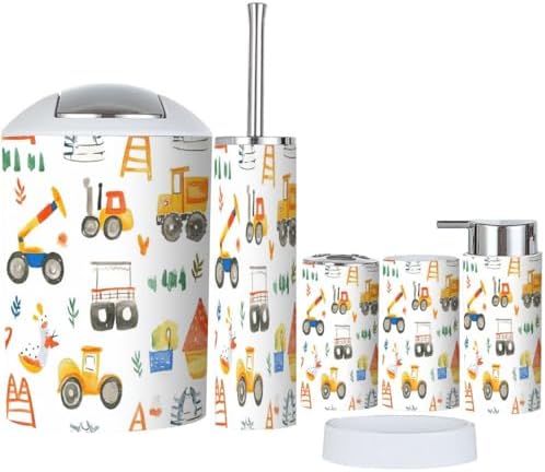 Stylish Boho Bathroom Accessory Set