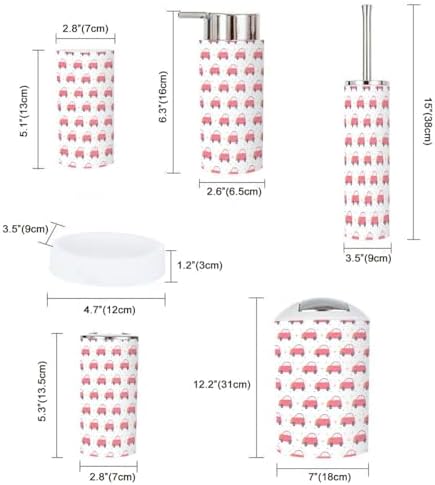 Bathroom Accessory Set with Cartoon Design for Boys Girls