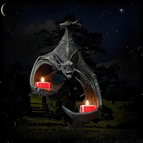 HQSGDMN 2Pcs Bat Wall Sconce Candle Holder