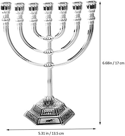 VOSAREA Vintage Seven Candle Holder Ornament