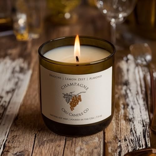 Cru Candle Co Champagne Scented Soy Candle