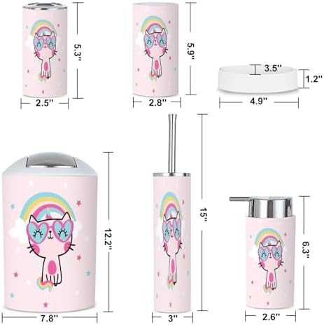 6-Piece Bathroom Accessories Set GISGBJW
