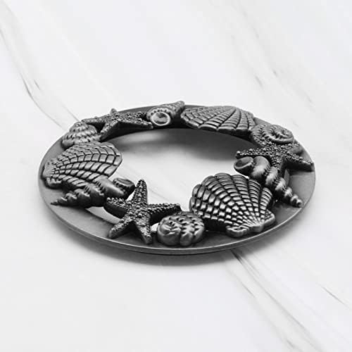SING FUTILITY - Jar Candle Shade with Antiqued Shell Starfish Pattern Efficient Burning Durable