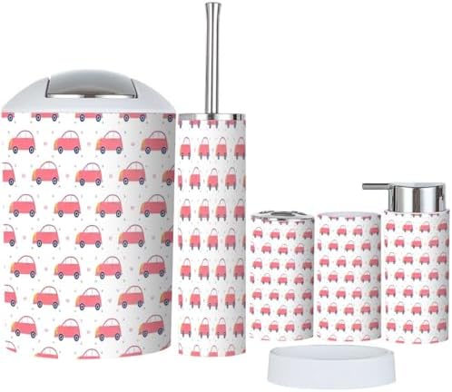 Bathroom Accessory Set with Cartoon Design for Boys Girls