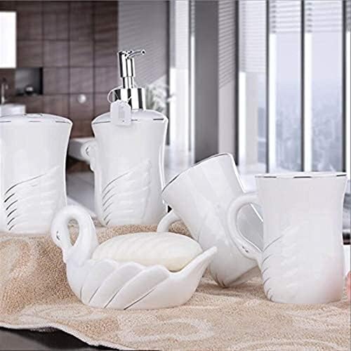 Bathroom Set 5 Pieces Unique Design Gift for Home Use