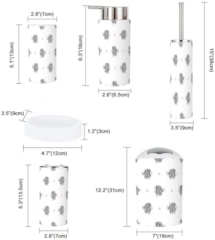 Aesthetic Functional Bathroom Accessory Set