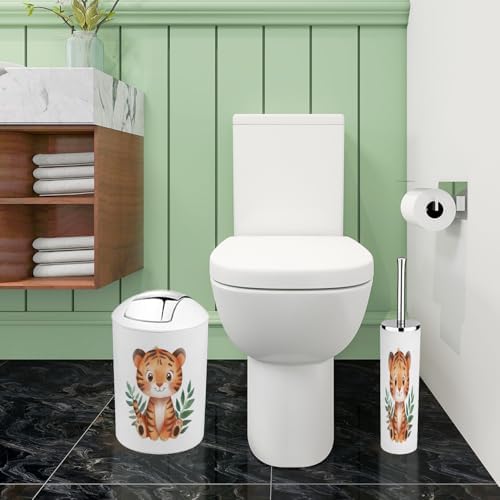 Stylish 6-Piece Bathroom Set Boho Style