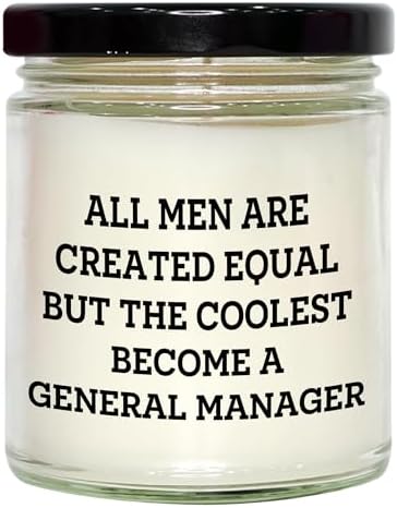 Funny General Manager Gift 100ml Vanilla Soy Candle