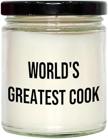 Worlds Greatest Cook Vanilla Soy Candle