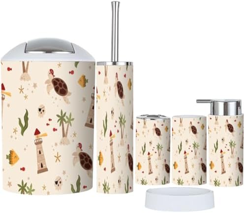 JBNJANKDAV Pirate bath accessory set