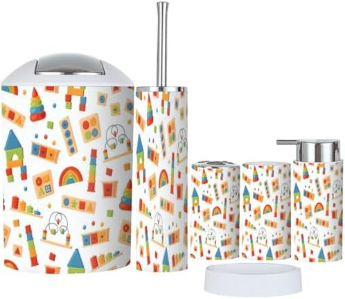 6-Piece Arithmetic Overload Set Smart for Tidy Stylish Usage