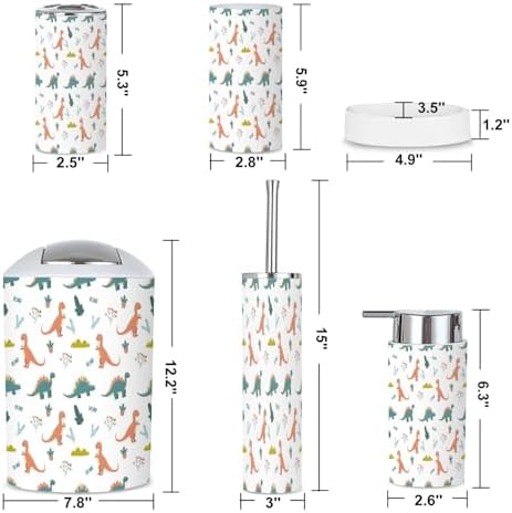 Fun Dinosaur Bathroom Set for Kids