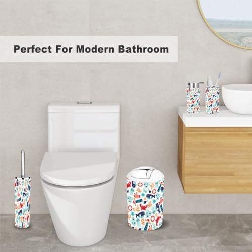 Sturdy 6-Piece Bathroom Set Durable Stylish