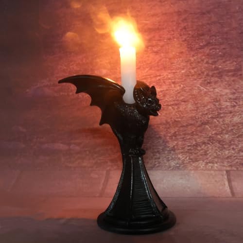 Gothic Halloween Candlestick Holder