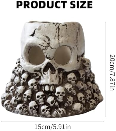 LED Skeleton Candle Holder