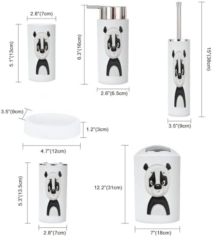 Sturdy 6-Piece Home Decor Organization