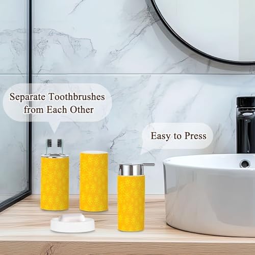 6-Piece Bathroom Set with versatile accessories for Home Use
