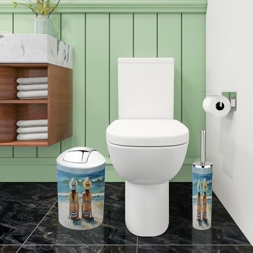 Boho Beach Decor Bathroom Accessory Set 6 Piece