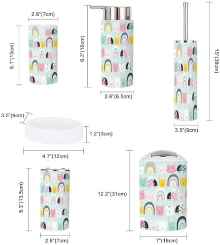 Bam-Bam Brian 6-Piece Bathroom Set