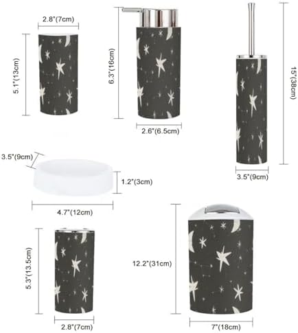 Space Sun Moon Kids Bathroom Set