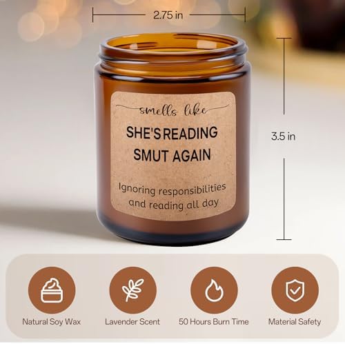 Perfect for Reading Book Lovers Candle with a Quirky Vibe