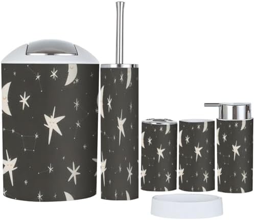 Space Sun Moon Kids Bathroom Set